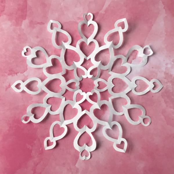 Image for event: Snowflake Heart Wall Art