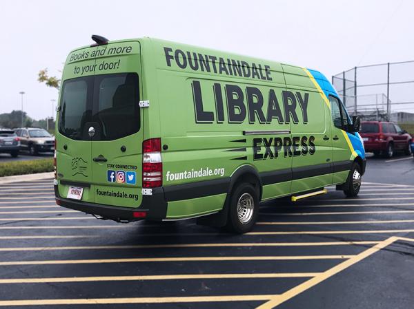 Image for event: Library Express Van Community Stop: The Levy Center